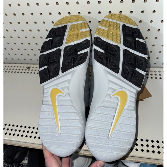 Nike Free Golf NN Mens Spikeless Golf Shoes Size 10 Gray Gold Black FN0332-003 main image 8